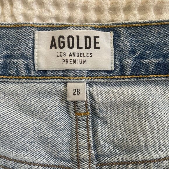 AGOLDE Parker vintage Jean shorts Festival Denim size 28 - Picture 13 of 15